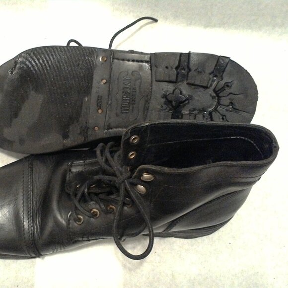 Thursday Boot Co. Black Leather Lace Up Ankle Boots Mens 10.5 - Picture 12 of 14